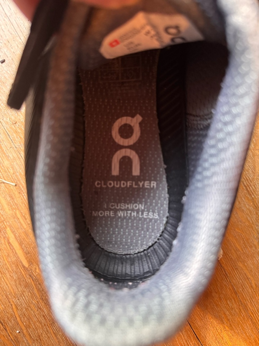 On Running Women’s Athletic Trainers in Black and Gray - Picture 5 of 6